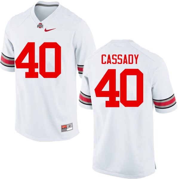 Ohio State Buckeyes #40 Howard Cassady Men Official Jersey White